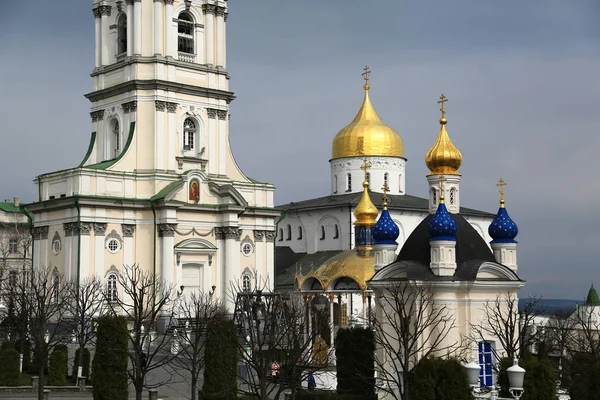 Pochayiv Λαύρα Ternopil Oblast Ουκρανία Μεγαλύτερο Συγκρότημα Ορθόδοξη Εκκλησία Και — Φωτογραφία Αρχείου