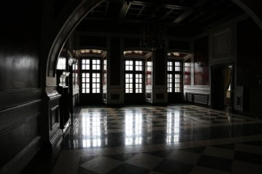 Ukrayna, Zbarazh, 25 Mart 2017: İç Zbarazh, 1626-1631, Polonya-Litvanya Birliği, Galici tarihi bölgesinde bulunan zamanlarında inşa bir müstahkem savunma kalesi kalesidir