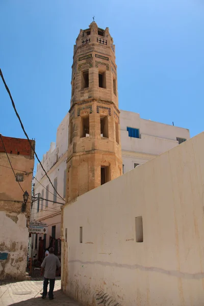 Tunisie Sousse Juin 2010 Les Habitants Quartier Medina Sousse Tunisie — Photo