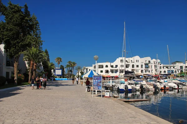 Tunisia Sousse June 2010 People Port Kantaoui Sousse Tunisia — Stock Fotó