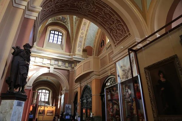 Ucrania Ivano Frankivsk Febrero 2017 Museo Arte Dentro Iglesia Santísima — Foto de Stock