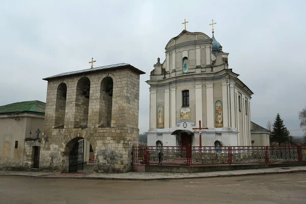 Szent Nagyboldogasszony Templom 1755 Ben Galícia Nyugat Ukrajnában Történelmi Régiójában — Stock Fotó