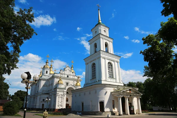 Holy Assumption Cathedral Poltava City Located Vorskla River Central Ukraine — Stock Photo, Image