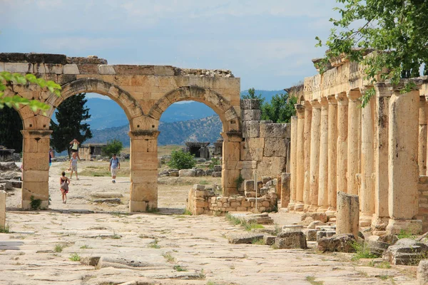 Antieke Stad Hierapolis Turkije — Stockfoto
