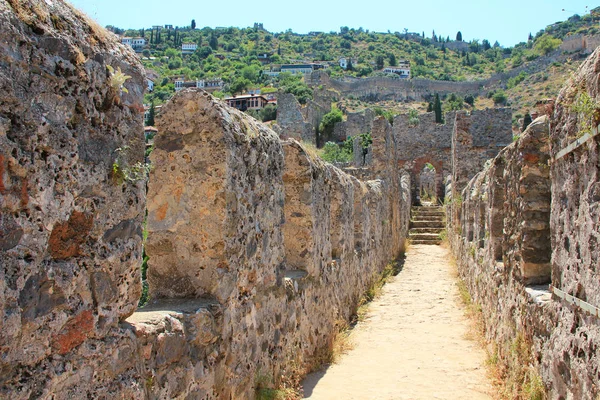 Kizil Kule Torre Rossa Principale Attrazione Turistica Della Città Turca — Foto Stock