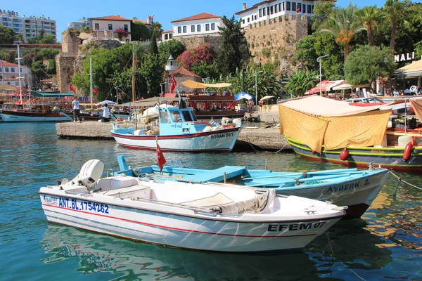 Turkey Antalya June 2011 See Port Kaleici Old Town Antalya — Stock Photo, Image