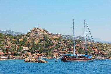 Türkiye, 26 Haziran 2011: yolculuk. Türkiye, Kekova-Simena bölgesi - Apollonia, Batı Tauru