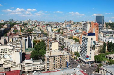 Kiev, Ukrayna, 31 Mayıs 2011: Kiev Panorama city, Ukrayna