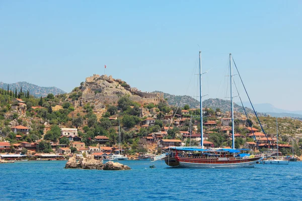 Turquie Juin 2011 Voyage Turquie Région Kekova Simena Apollonia Tauru — Photo