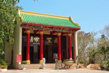 Tayland, Pattaya, 31 Mart 2014: Pratumnak Hill Pattaya, Tayland, Budist Tapınağı