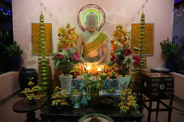 Kambodža Siem Reap Dubna 2014 Buddhistické Sochy Cambodi — Stock fotografie