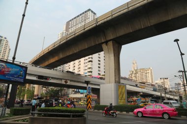 THAILAND, BANGKOK, 11 Nisan 2014: Bangkok, Tayland 'da trafik