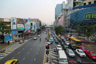 THAILAND, BANGKOK, 11 Nisan 2014: Bangkok, Tayland 'da trafik