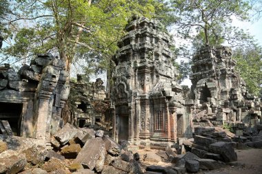 Angkor Thom tapınak kompleksi içinde Siem Reap içinde Cambodi