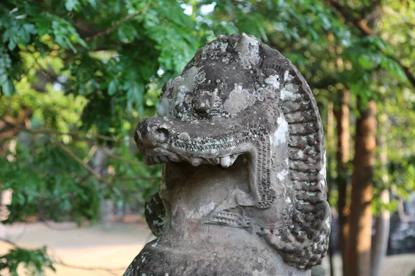 Původní Pomník Chrámu Angkor Thom Kambodži — Stock fotografie