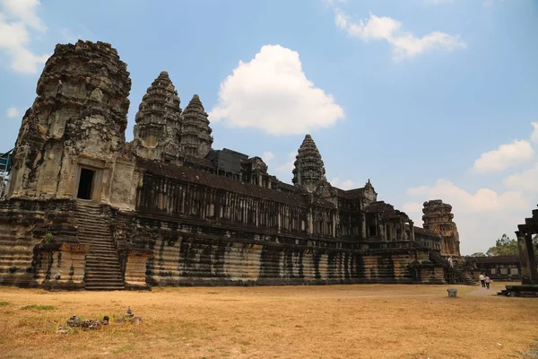 Angkor Wat Tempel Complex Het Grootste Religieuze Monument Wereld Siem — Stockfoto