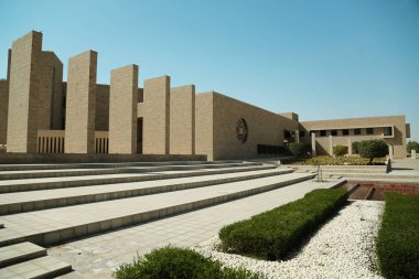 Katar, Doha, 21 Mart 2018: Carnegie Mellon Üniversitesi Doha - Qatar, Basra Körfezi, Arap Yarımadası'nda, orta Eas başkenti ve en kalabalık şehirde eğitim