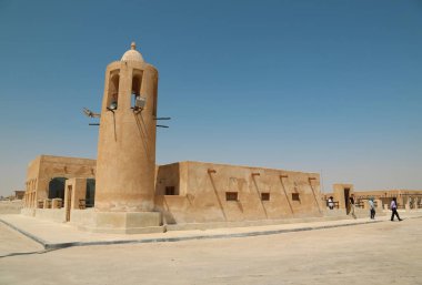 Al Dhakira köyü yakınındaki kenti Al Khor, Katar, Basra Körfezi, Arap Peninsul Eski Cami
