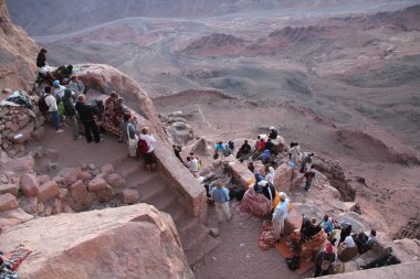 Mısır, Sina Yarımadası, 20 Eylül 2010: Hacı Musa Dağı, Sina Yarımadası, Egyp tarihinde şafak karşılamak