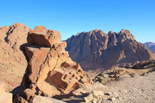 Mozes Mountain Van Schiereiland Sinaï Egypte — Stockfoto