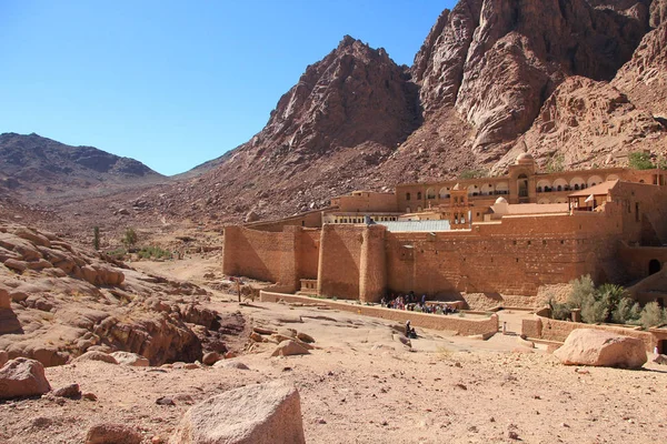 Monasterio Catherines Las Montañas Egipto — Foto de Stock