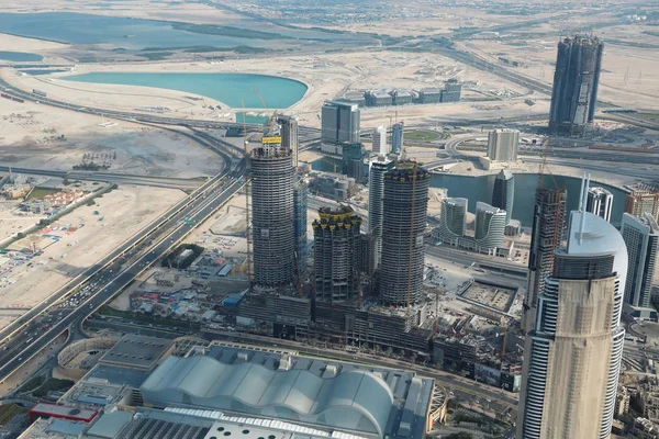 Emirados Árabes Unidos Dubai Janeiro 2016 Vista Sobre Centro Dubai — Fotografia de Stock