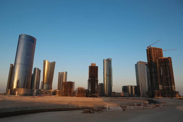 Emirados Árabes Unidos Abu Dhabi Fevereiro 2016 Complexo Cidade Das — Fotografia de Stock