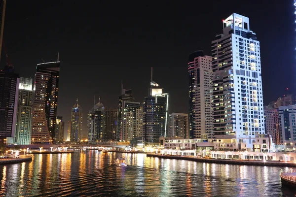 Egyesült Arab Emírségek Dubai 2016 Február Este Egyesült Arab Emírségek — Stock Fotó