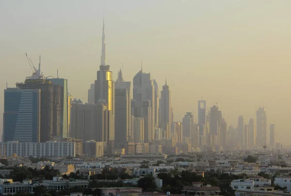Dubai Centro Cidade Burj Khalifa Edifício Mais Alto Mundo 828M — Fotografia de Stock