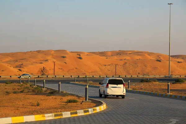 Road Traffic United Arab Emirates Persian Gulf Arabian Peninsula Middle — Stock Photo, Image