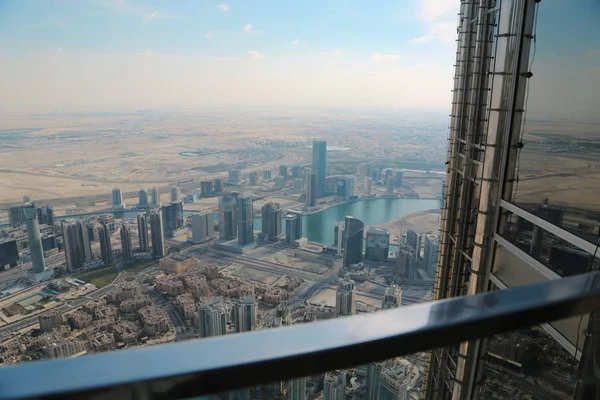 Emirados Árabes Unidos Dubai Janeiro 2016 Vista Sobre Centro Dubai — Fotografia de Stock