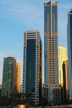 BAE, Sharjah, 1 Şubat 2016: Sharjah binaları şehir Birleşik Arap Emirlikleri