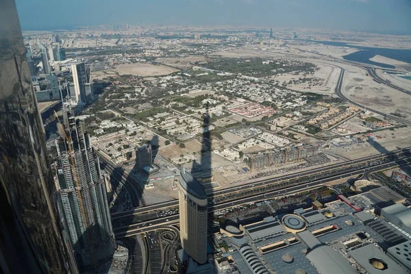 Оае Дубай Січня 2016 Вид Дубай Центр Міста 125 Поверсі — стокове фото