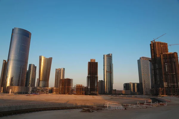 Emirados Árabes Unidos Abu Dhabi Fevereiro 2016 Complexo Cidade Das — Fotografia de Stock