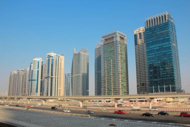 Birleşik Arap Emirlikleri, Dubai, 20 Ekim 2011: Dubai gökdelen, Birleşik Arap Emirlikleri, İran Körfezi, Arap Yarımadası'nda, Orta Doğu