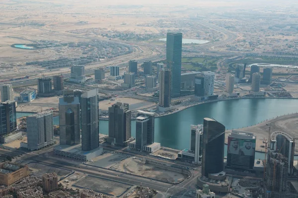 ブルジュ ハリファの高層ビルの 125 床からダウンタウン ドバイのアラブ首長国連邦 ドバイ 2016 トップ ブルジュ ハリファ — ストック写真