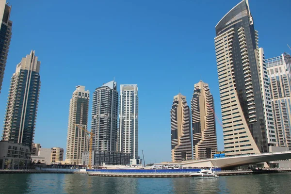 Оаэ Дубай Октября 2011 Небоскребы Дубая Объединенные Арабские Эмираты Персидский — стоковое фото