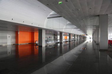 İnsanlar uluslararası havaalanında Borispol, yakındaki oteller: Kiev city, Ukrayna
