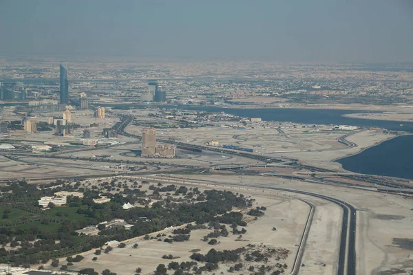Вид на центр Дубая, Объединенные Арабские Эмираты — стоковое фото