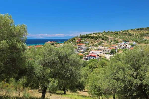 Nea Skioni village en Grèce — Photo