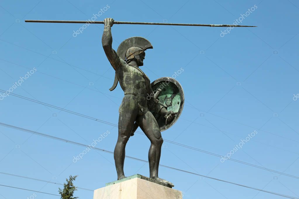 Statue Of Leonidas In Thermopyles Greece