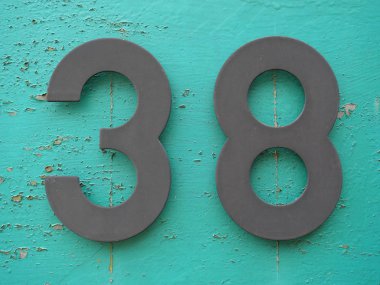 38 numaralı ev.