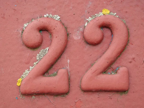 Numer domu dwadzieścia dwa — Zdjęcie stockowe