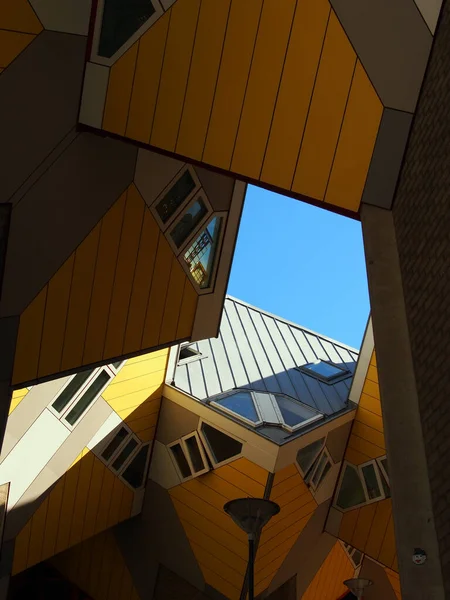 stock image The yellow cube houses in Rotterdam. Netherlands.