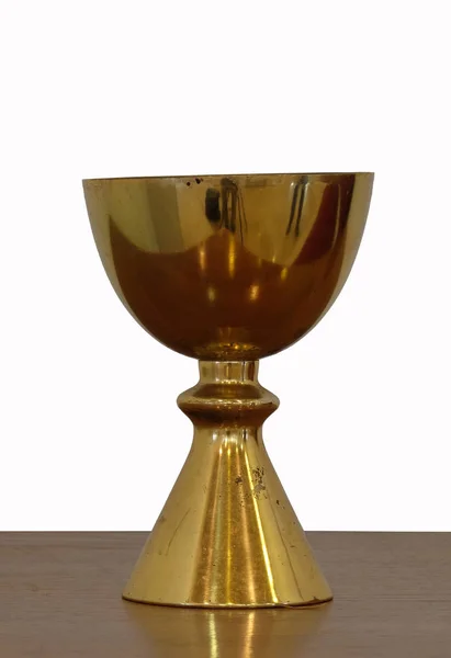 Golden Sacred Chalice Church Saint Matthew Stitar Croatia — Stock Photo, Image