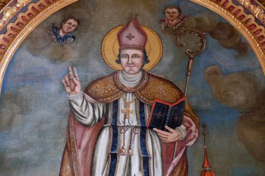 Saint Wolfgang, mihrabını kilise St. Wolfgang Vukovoj, Hırvatistan 