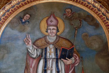 Saint Wolfgang, mihrabını kilise St. Wolfgang Vukovoj, Hırvatistan 