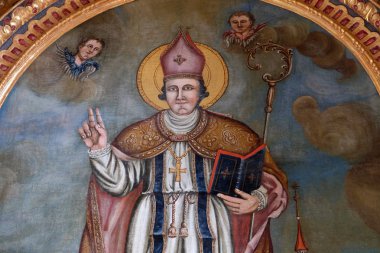 Saint Wolfgang, mihrabını kilise St. Wolfgang Vukovoj, Hırvatistan 