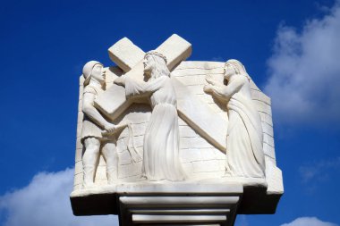 Ölüm cezası ve yol için Calvary İsa Mesih'in, Mary'nin yol Klenovnik, Hırvatistan