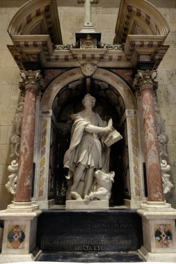 Aziz Luka İncili Mary varsayım adanmış Zagreb Katedrali, altar 